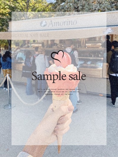 Summer Sample sale / part2.
